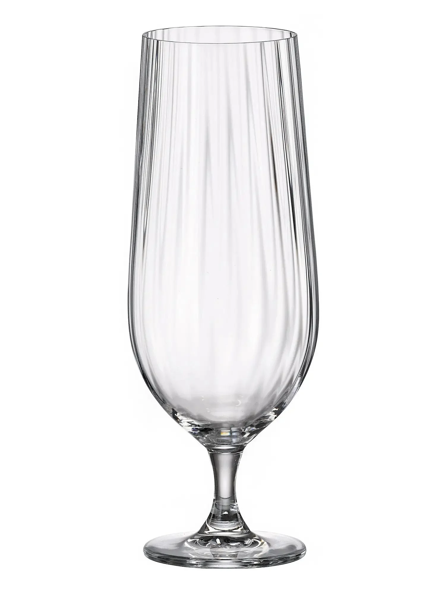Прозрачный набор бокалов для пива Crystalite Bohemia COLUMBA OPTIC 470 мл (6 шт)