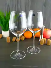 Прозрачный набор бокалов для вина Crystalite Bohemia URIA 480 мл 6 шт.
