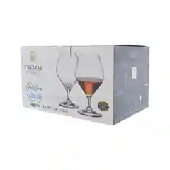 Прозрачный набор фужеров для вина Crystalite Bohemia LOXIA 395 мл (6 шт)