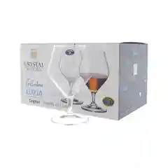 Прозрачный набор фужеров для вина Crystalite Bohemia LOXIA 395 мл (6 шт)