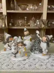 Белый набор статуэток с led-подсветкой Repast Funny kids 14*8*12 см (2 шт)