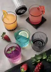 Разноцветный набор стаканов для воды RCR Brillante Color 360мл (6 шт)