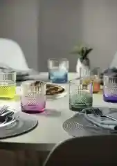 Разноцветный набор стаканов для воды RCR Brillante Color 360мл (6 шт)