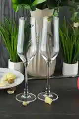 Прозрачный набор фужеров для шампанского Crystalite Bohemia Alca 220 мл 2 шт.
