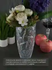 Прозрачный ваза Crystalite Bohemia Pinwheel 20 см