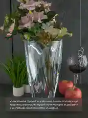 Прозрачный ваза для цветов Crystalite Bohemia Barley twist 30,5см