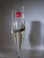 Прозрачный набор бокалов для шампанского SWAN из хрустального стекла 190 мл REPAST&RONA 6 шт.