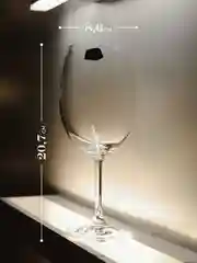 Прозрачный набор бокалов для вина Crystalex Bohemia Lara 450 мл (2 шт)