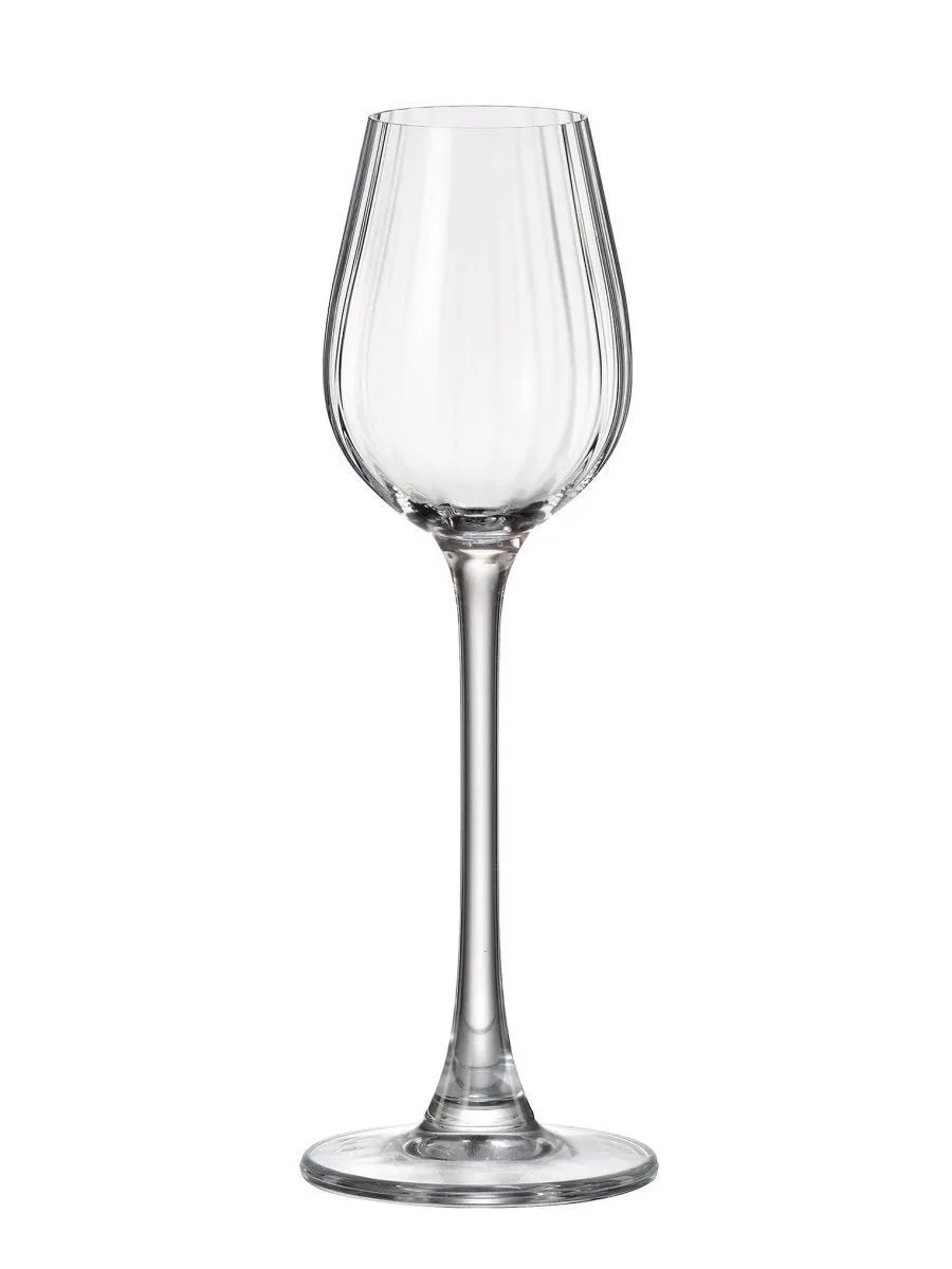 Прозрачный набор рюмок Crystalite Bohemia COLUMBA OPTIC 90 мл 6 шт.