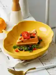 Желтый блюдо Repast Pumpkin 23х19х4 см