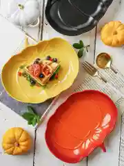 Желтый блюдо Repast Pumpkin 23х19х4 см
