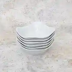 Белый набор салатников Repast Rococo 14 см (6 шт)