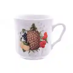Белый кружка Nela Time Средняя карель Фрукты