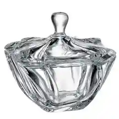 Прозрачный конфетница с крышкой Crystalite Bohemia Neptune 13см