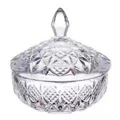 Прозрачный конфетница с крышкой Crystalite Bohemia Sirius-nova 15 см