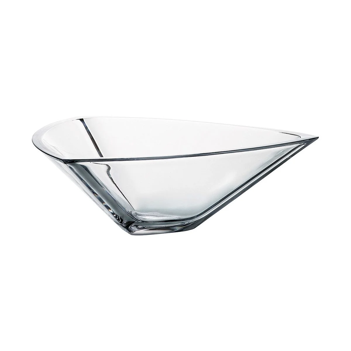 Прозрачный фруктовница Crystalite Bohemia Triangle 30см