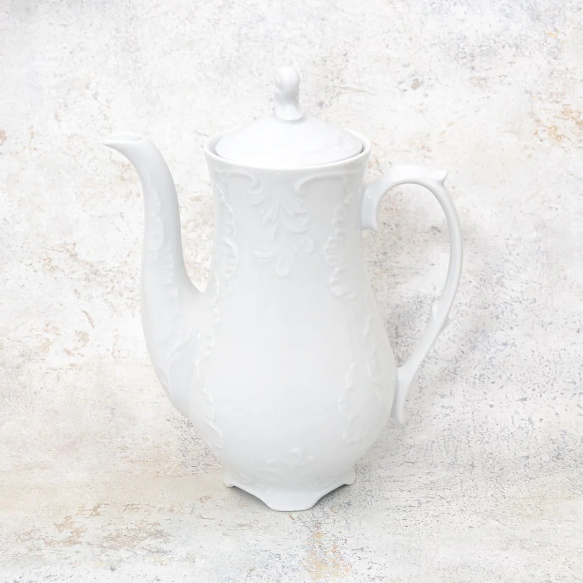 Белый кофейный сервиз Repast Rococo (15 предметов на 6 персон)