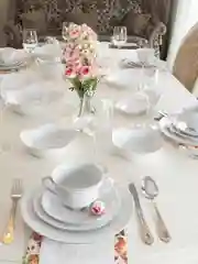 Белый набор плоских тарелок 21 см Repast Rococo ( 6 шт)