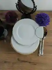 Белый набор плоских тарелок 21 см Repast Rococo ( 6 шт)