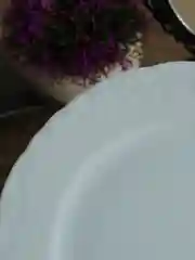 Белый набор плоских тарелок 21 см Repast Rococo ( 6 шт)