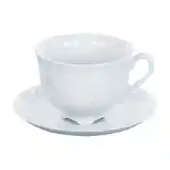 Белый чайный сервиз Repast Rococo(15 предметов на 6 персон)