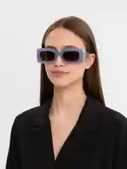 Угольный прямоугольные солнцезащитные очки