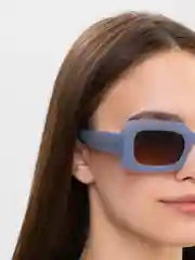 Угольный прямоугольные солнцезащитные очки