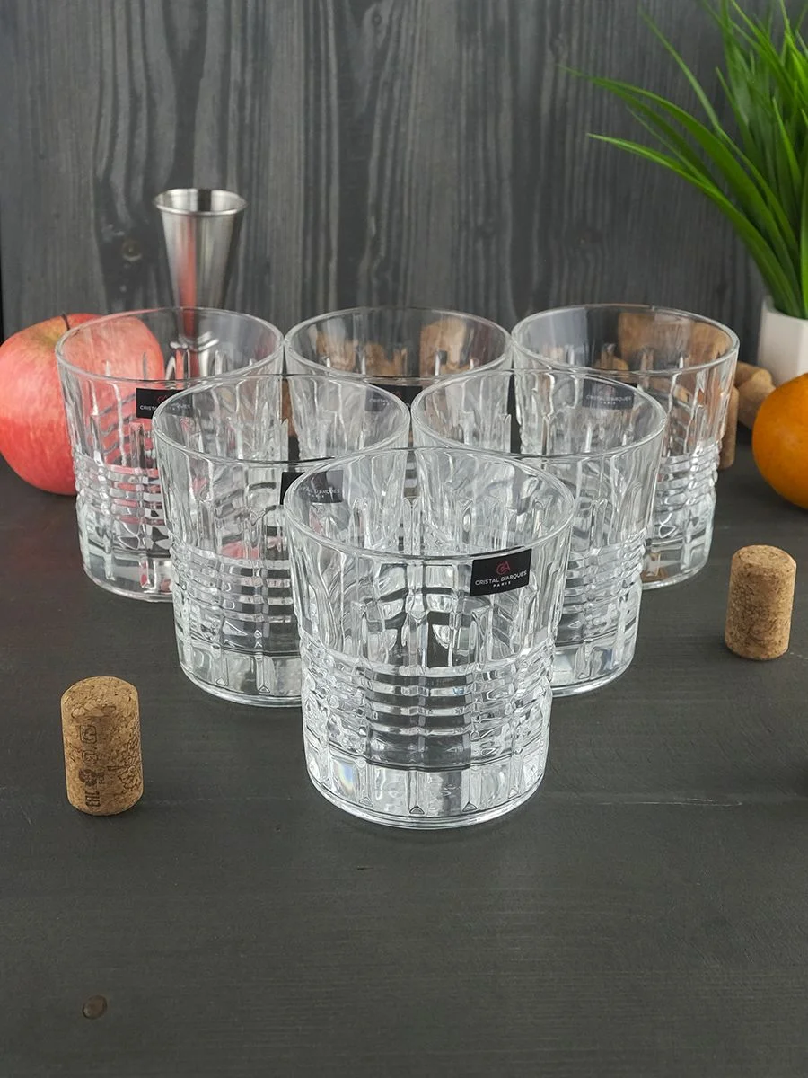 Прозрачный набор бокалов для виски Cristal d'Arques RENDEZ- VOUS 320 мл 6 шт.