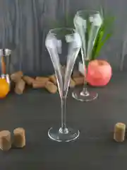 Прозрачный набор бокалов для шампанского Cristal d'Arques OPEN UP 200 мл 6 шт.