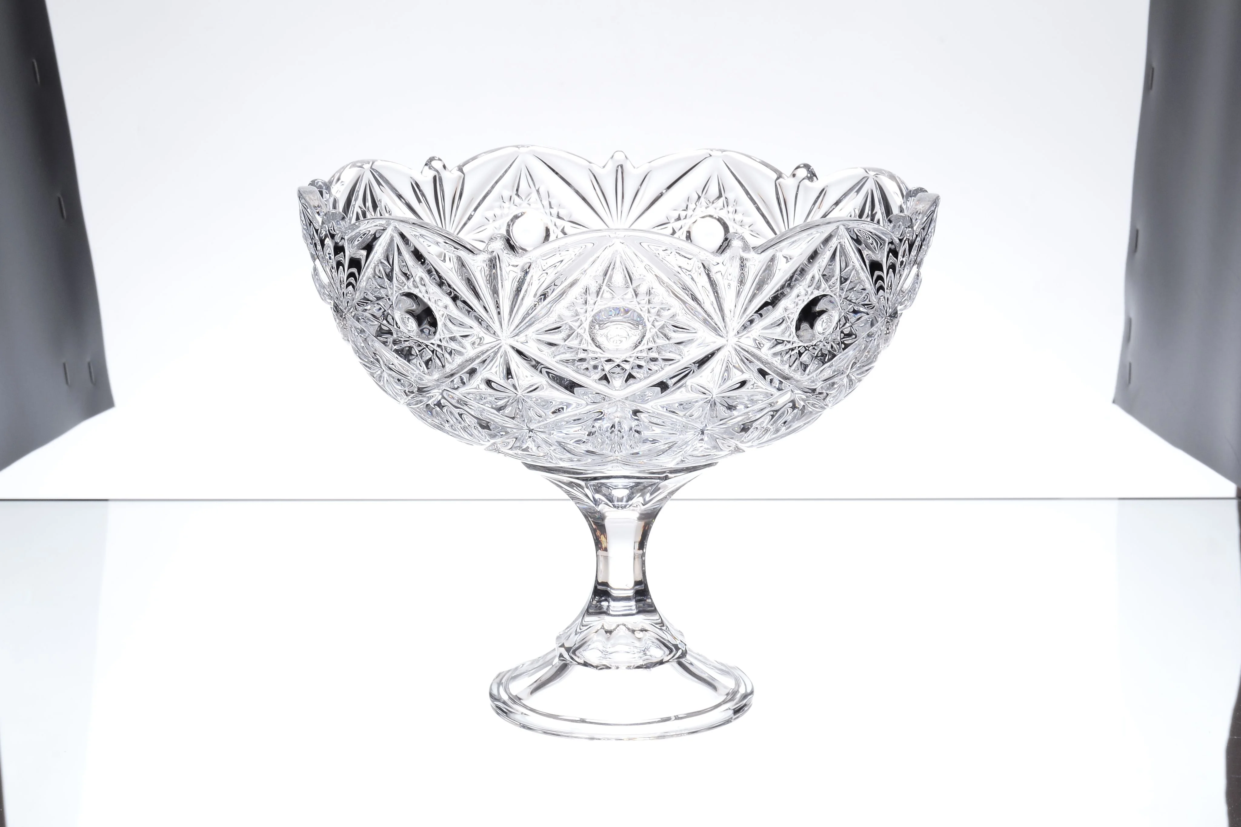 Прозрачный конфетница на ножке Crystalite Bohemia Miranda 22 см