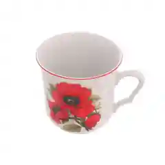 Белый кружка карель DUBI Маки