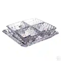 Прозрачный набор конфетниц Crystalite Bohemia Marble