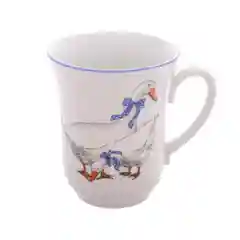 Белый кружка Nela Time Derby Гусь 300 мл