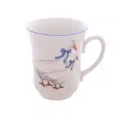 Белый кружка Nela Time Derby Гусь 300 мл