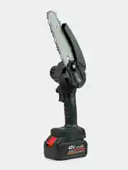 Угольный пила аккумуляторная цепная, мини, садовая, сучкорез, 48V, с 2 аккумуляторами