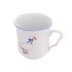 Белый кружка Гусь