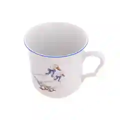 Белый кружка Два гуся
