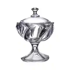 Прозрачный фруктовница на ножке Crystalite Bohemia MACAO 29 см