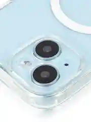 Прозрачный чехол MagSafe для iPhone 15 Pro, Max, Plus пластиковый с силиконом ROSCO и защитой камер