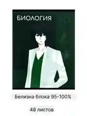 Алый тетрадь предметная "Анимэ", 48 листов со справочным материалом, общая тетрадь, Anime