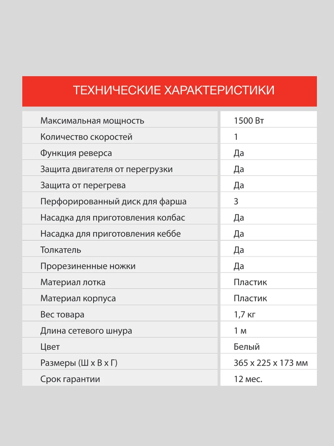 Мясорубка StarWind SMG3110, белый