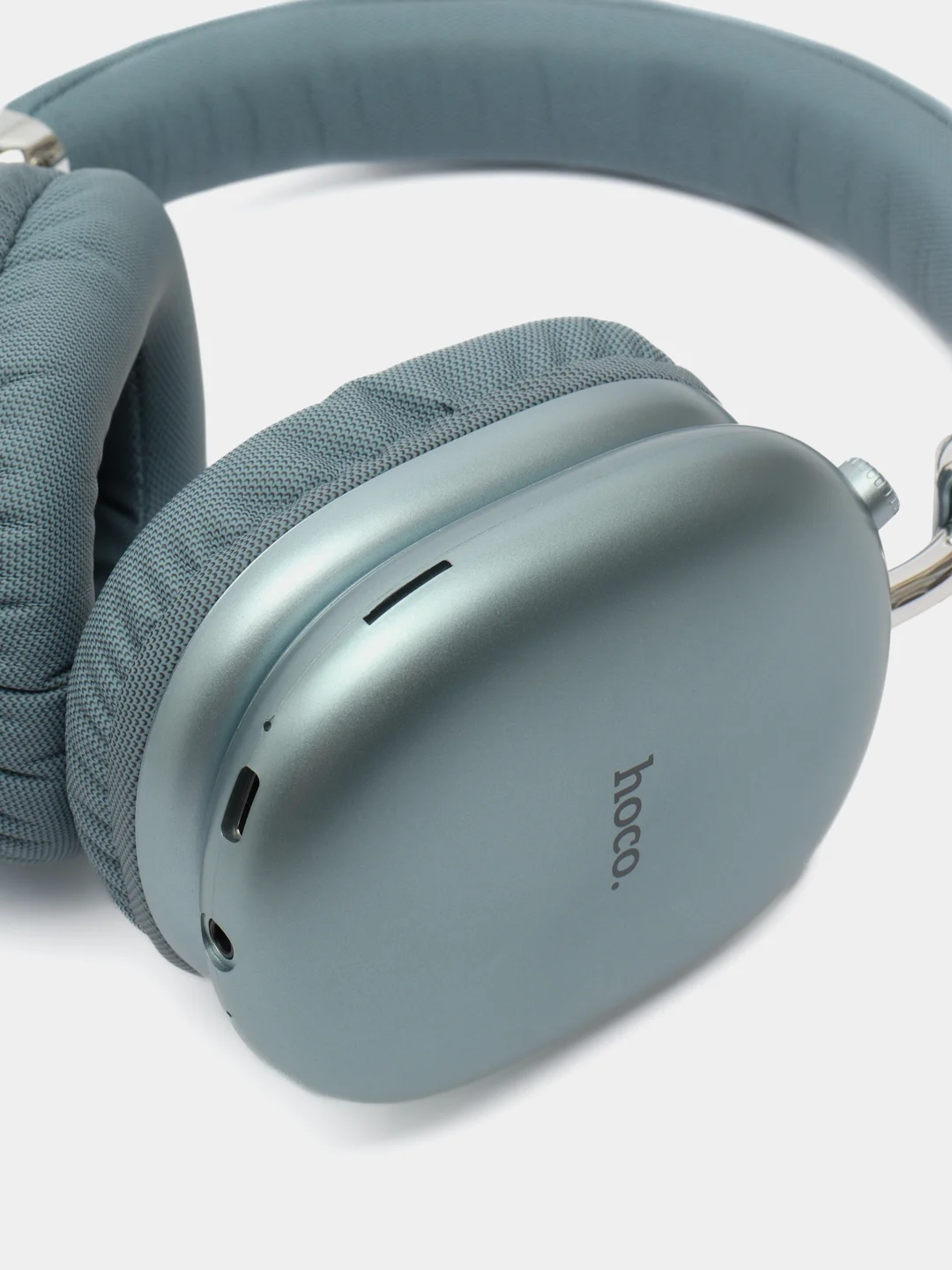 Синий наушники беспроводные полноразмерные Hoco W35 Max, большие