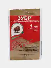 Средство от насекомых-вредителей "Зубр", 1 мл