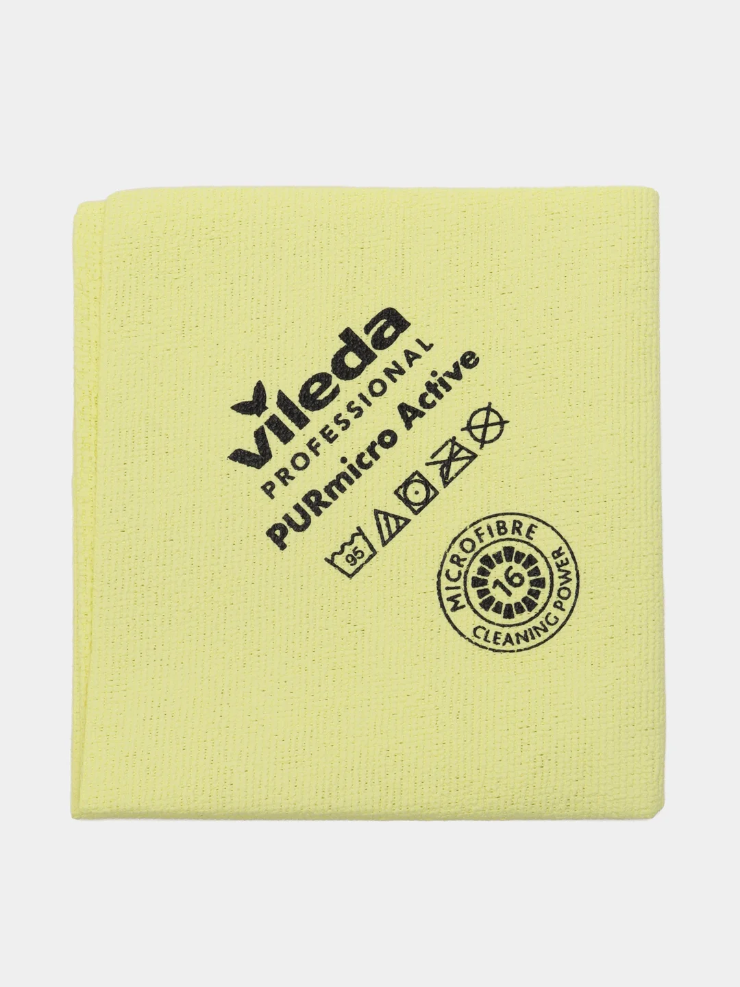 Желтый салфетки для уборки Purmicro Active Vileda Professional, универсальные