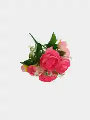 Кораллово-розовый искуственные цветы "Пионы", букет пионов, красные, желтые, розовые, сиреневые