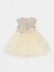 Белый праздничное, нарядное платье для девочки