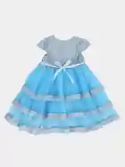 Голубой платье нарядное праздничное