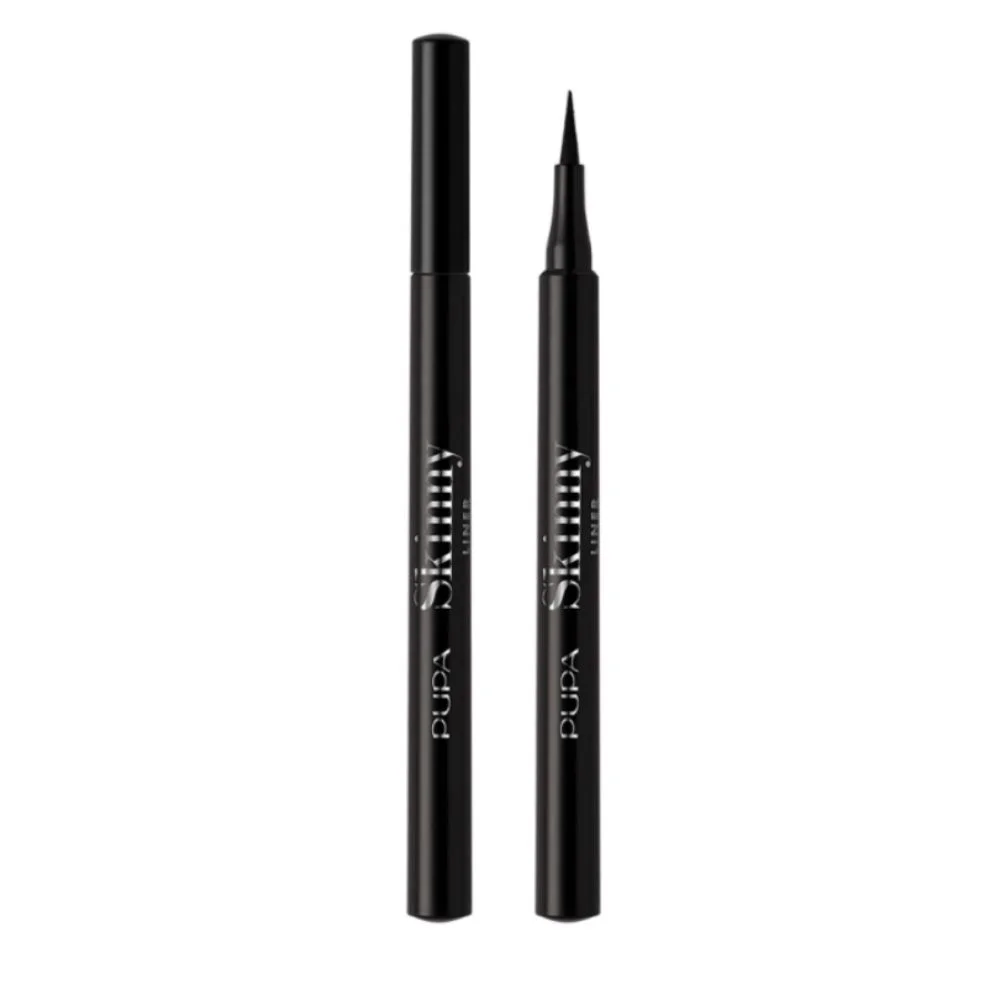 Черный подводка фломастер для глаз SKINNY LINER 001