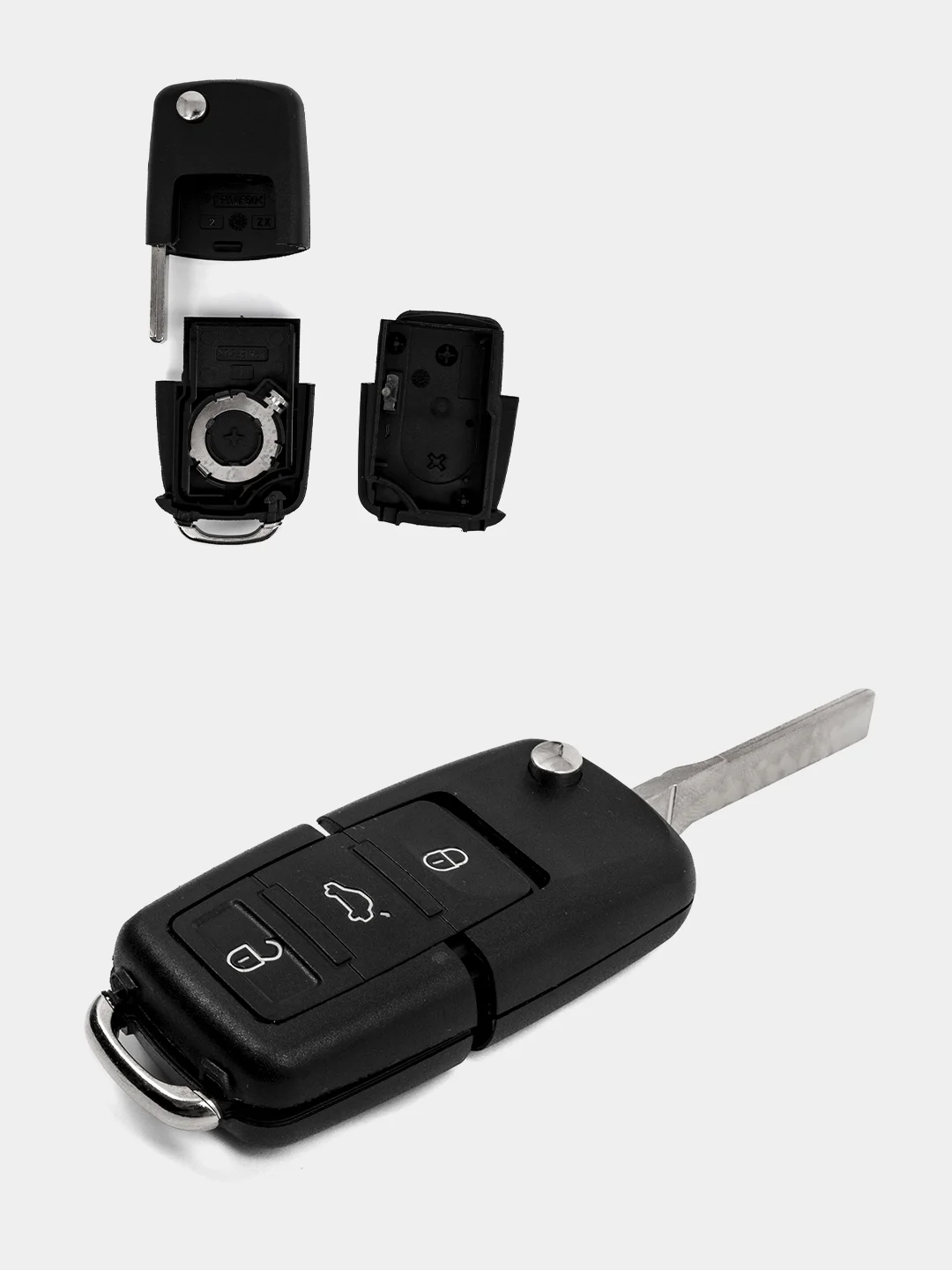 Ключ / корпус ключи VW 2- 3 кн для Фольксваген Volkswagen Jetta Golf Passat Beetle Polo B5