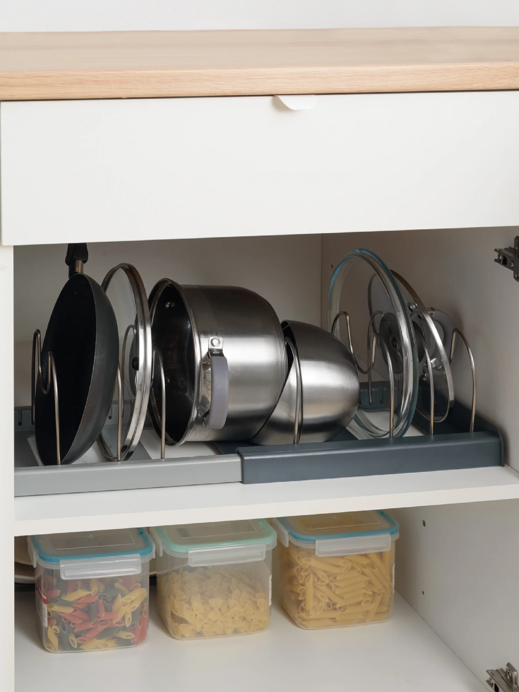 Подставка для крышек Shiny Kitchen, держатель на кухню